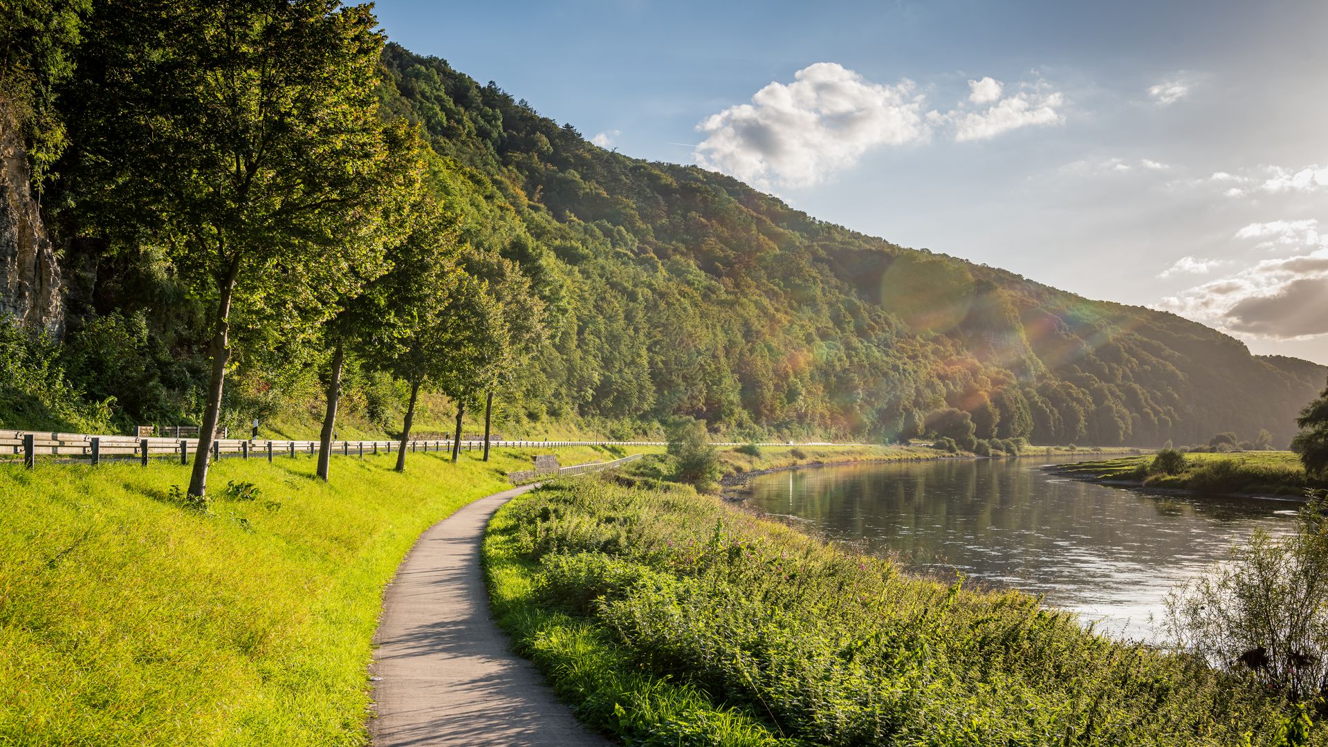 Weserradweg im Weserbergland