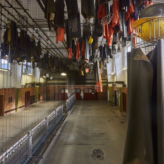 Mannschaftskaue am Erzbergwerk Rammelsberg