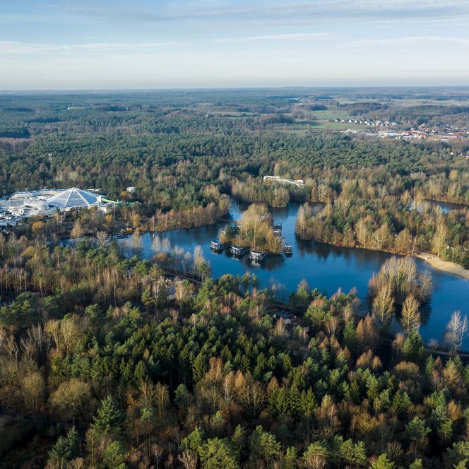 Luftbild des Center Parcs Bispingen