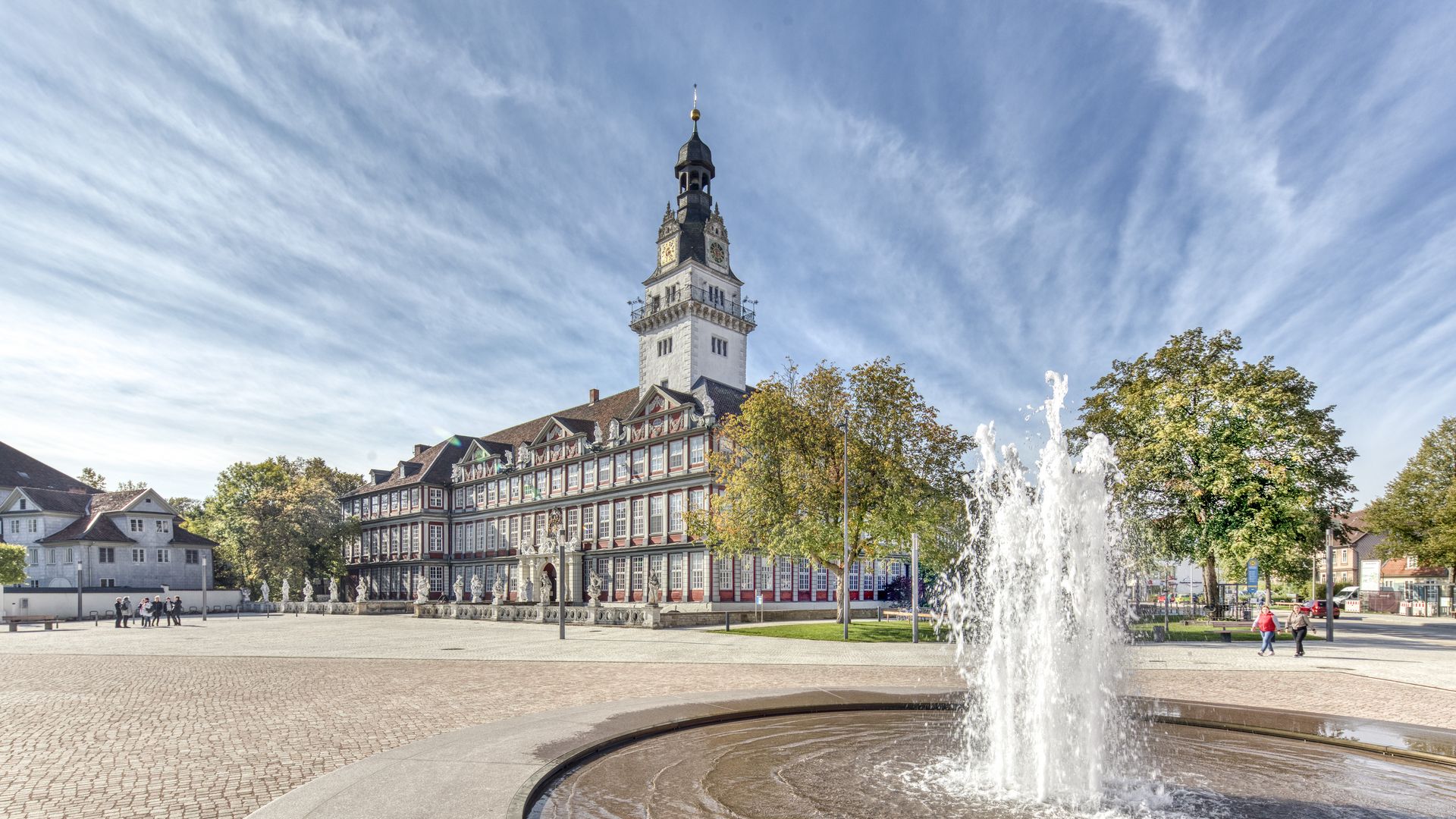 Der Schlossplatz in Wolfenbüttel