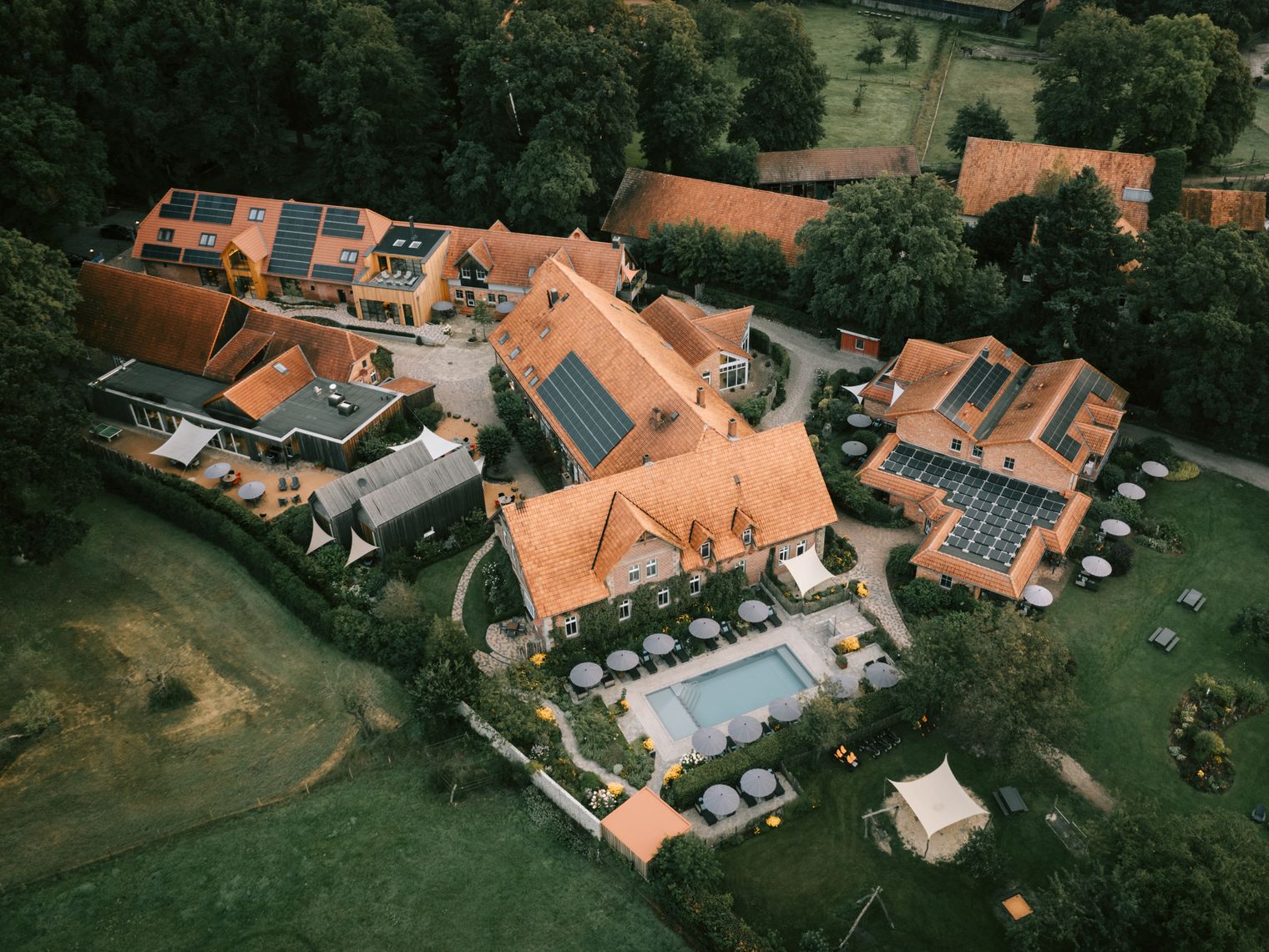 Luftaufnahme Landhaus Averbeck