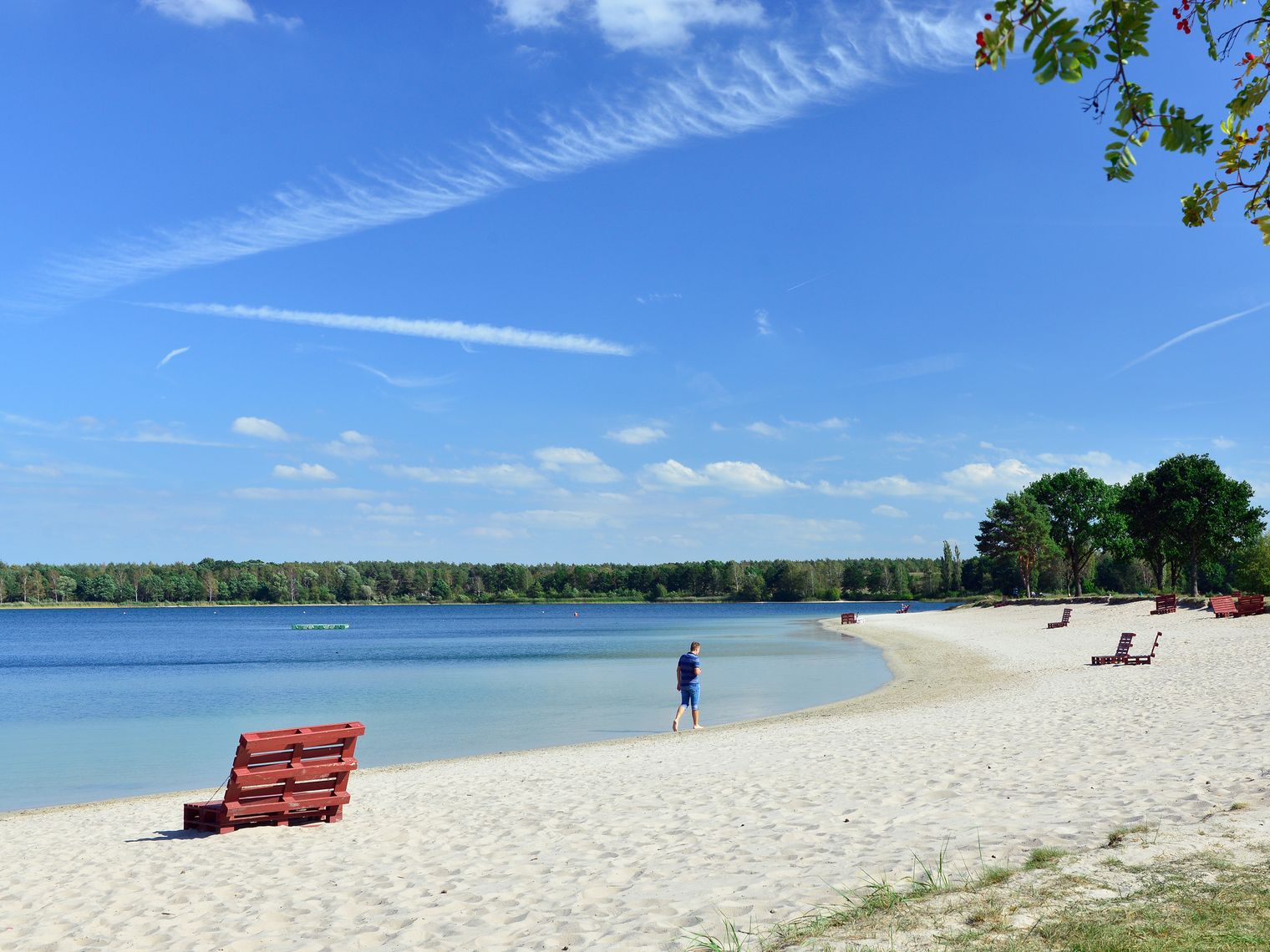 Strandspaziergang am Tankumsee bei Gifhorn