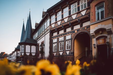 Blick auf das alte Rathaus in Einbeck