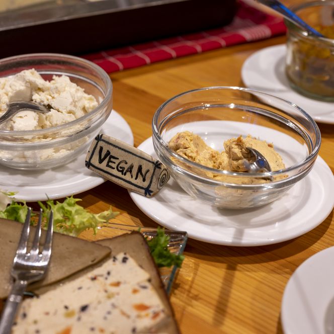 Veganer Brotaufstrich in dem Biohotel Kenners Landlust
