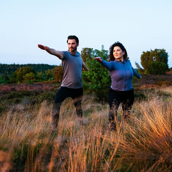 Yoga auf dem Turmberg in Oberhaverbeck