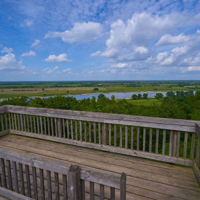 Aussichtsplattform auf der Schwedenschanze