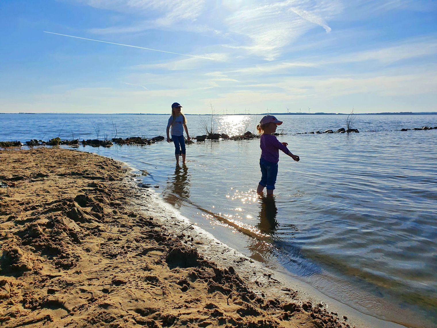 Kinder am Strand Lembruch Dümmer-See
