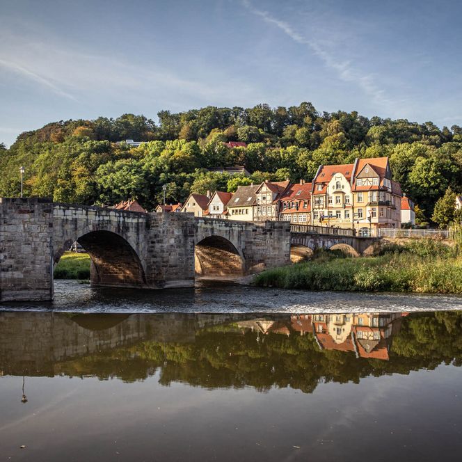 Historische Werrabrücke Hann. Münden