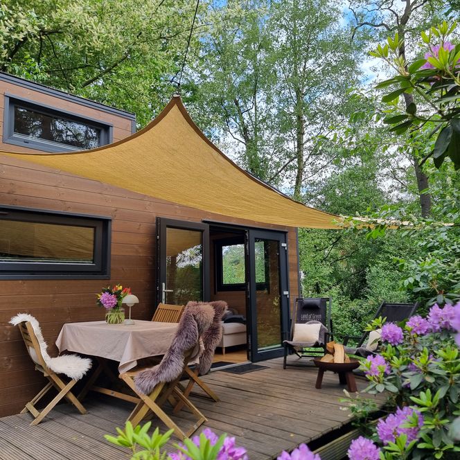 Een Tiny House in het Land van Groen natuurresort