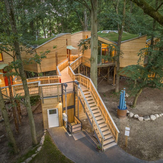 Stelzenhausanlage Kenners Landlust von oben