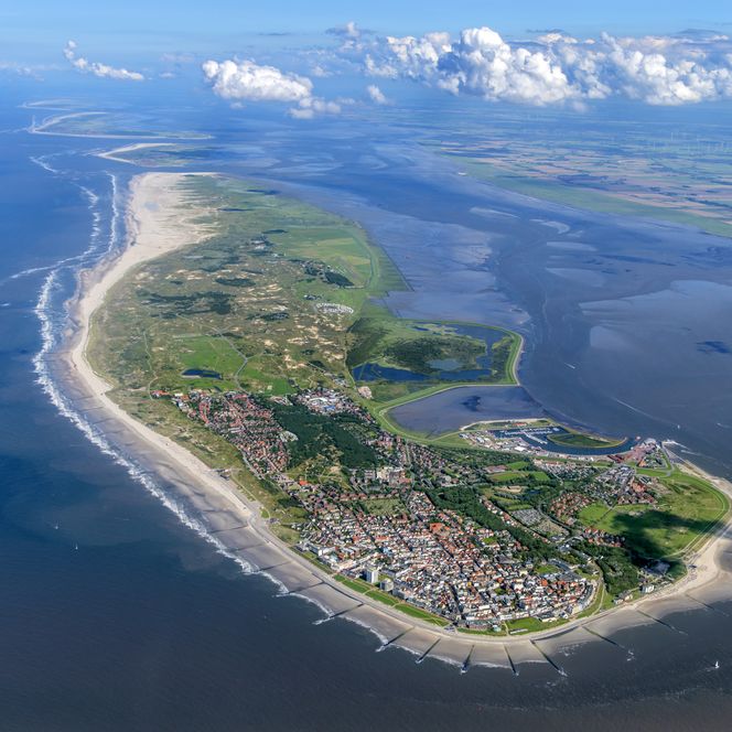 Norderney aus der Vogelperspektive