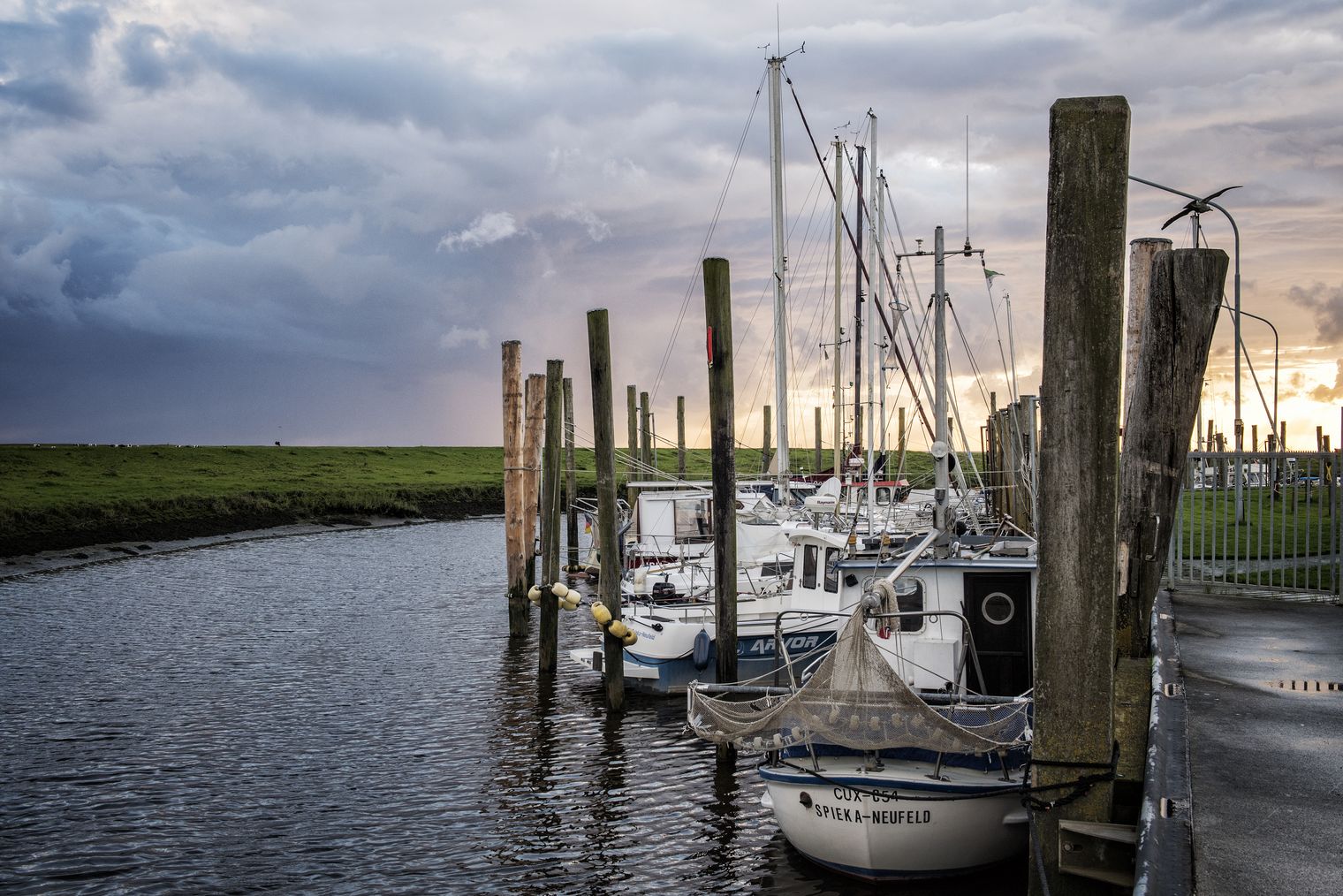 Fischkutter im Hafen
