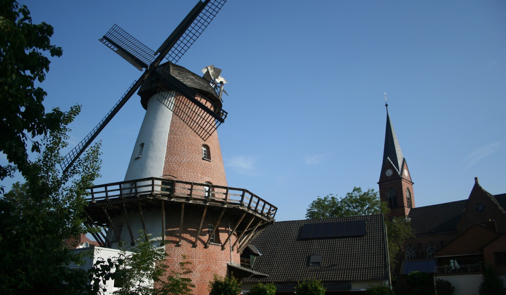 Windmühle Petershagen-Lahde, © Mittelweser-Touristik GmbH