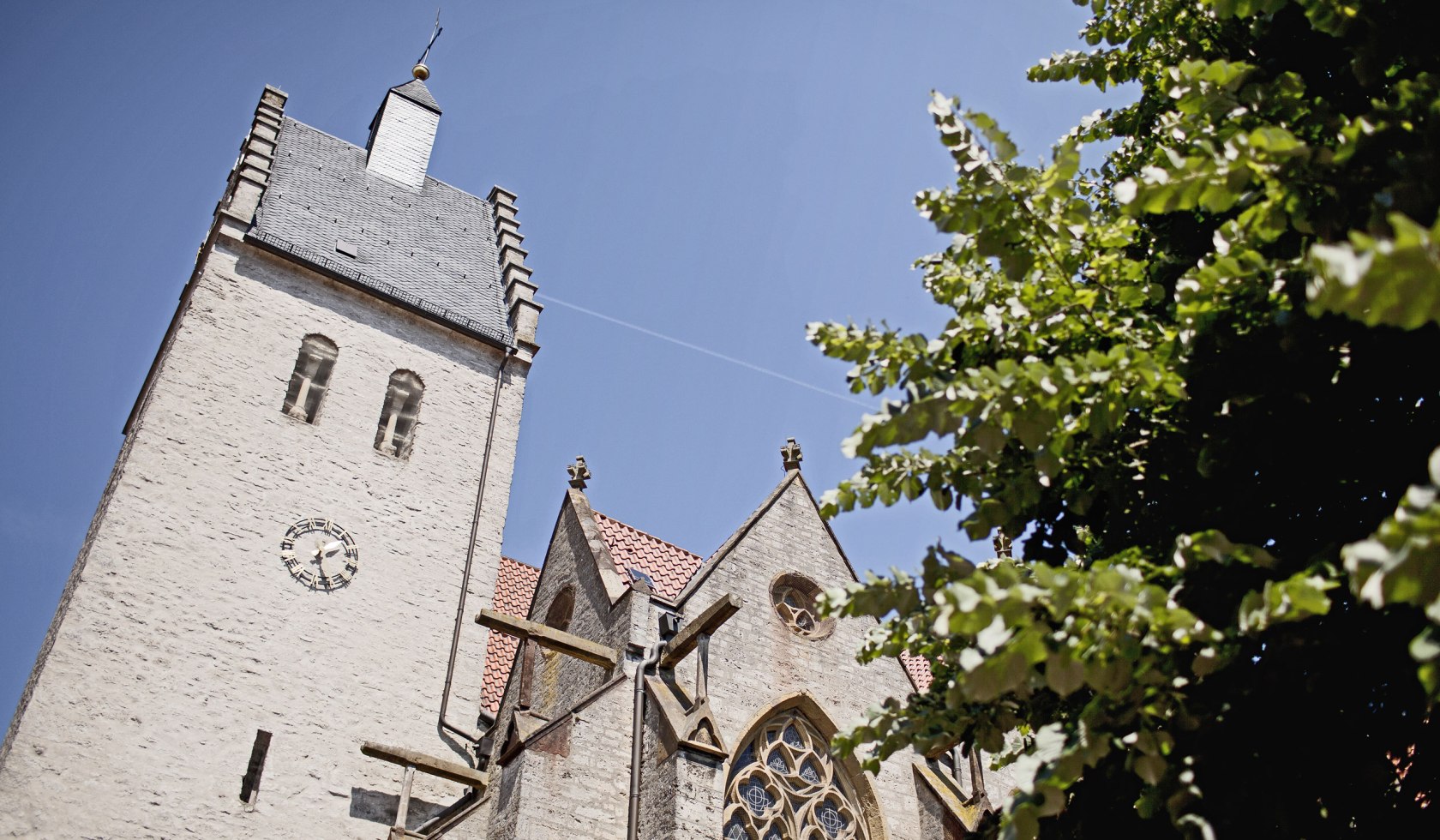 Griese Toarn, der Wehrturm der kath. Kirche, © Gemeinde Bad Laer / Katrin Neumann