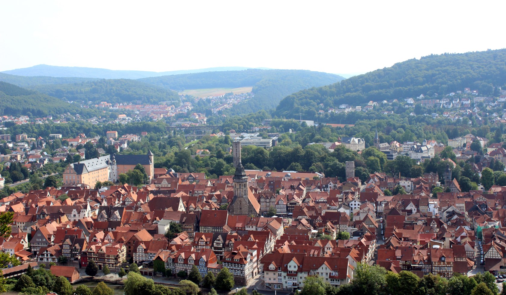 Blick auf die Altstadt, © Erlebnisregion Hann Münden EV/Martin Creuels