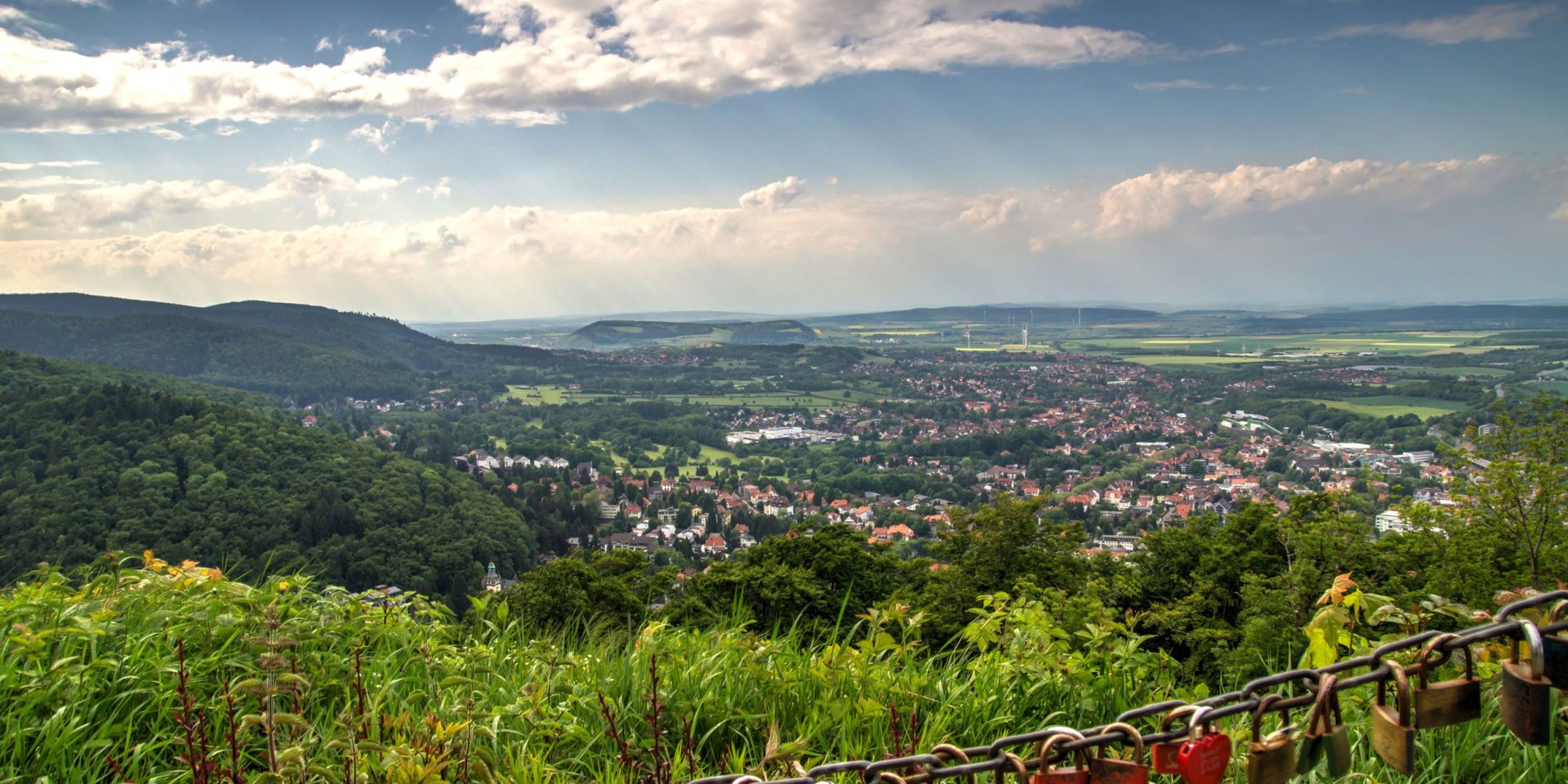 Ansicht vom Burgberg, © Stadtmarketing Bad Harzburg