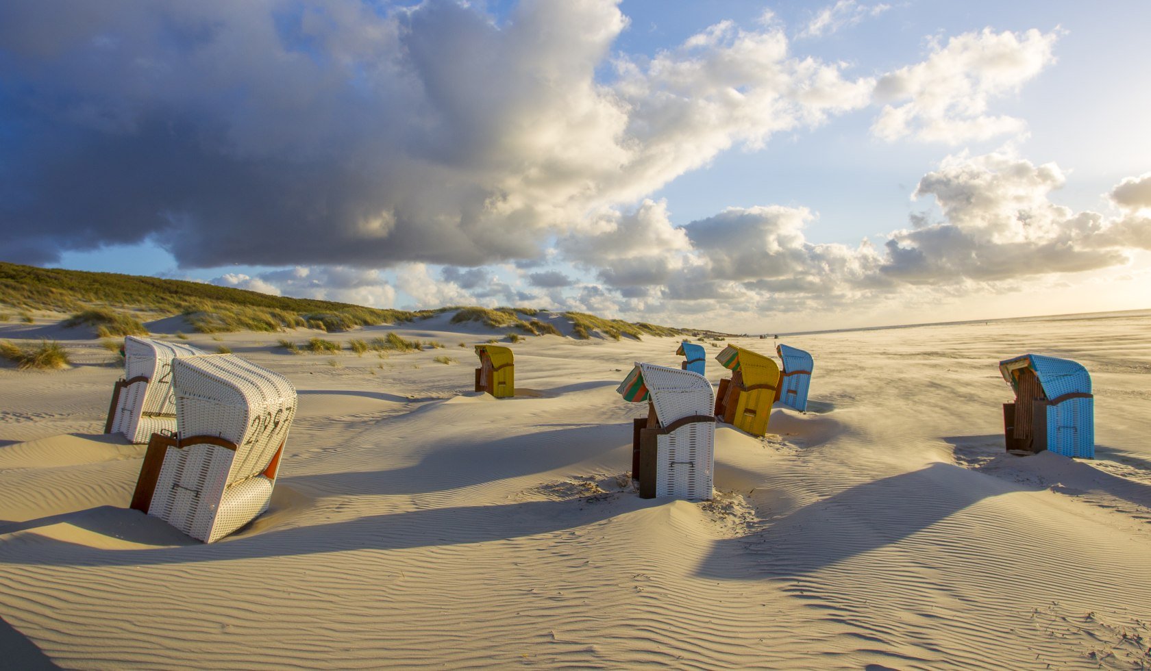 Strandkörbe an der Nordsee, © Martin Stöver Fotografie