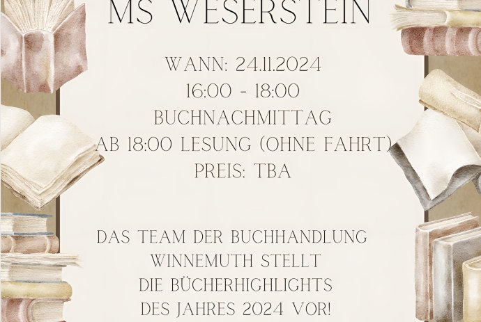 Buchhandlung Winnemuth meets MS Weserstein 3. Buchnachmittag mit Lesung, © Nadine Förster
