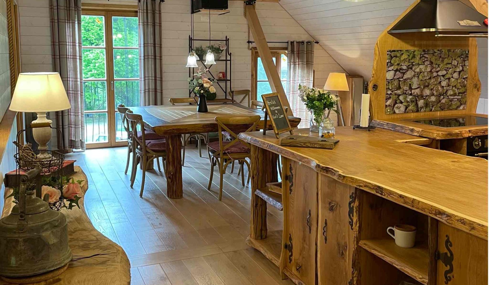 Küche und Essbereich Cote Cottage
