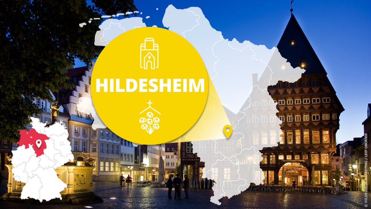 Städtekarte Hildesheim