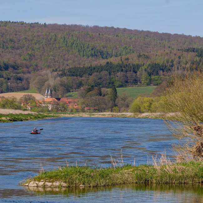 Weser im Naturpark Münden 