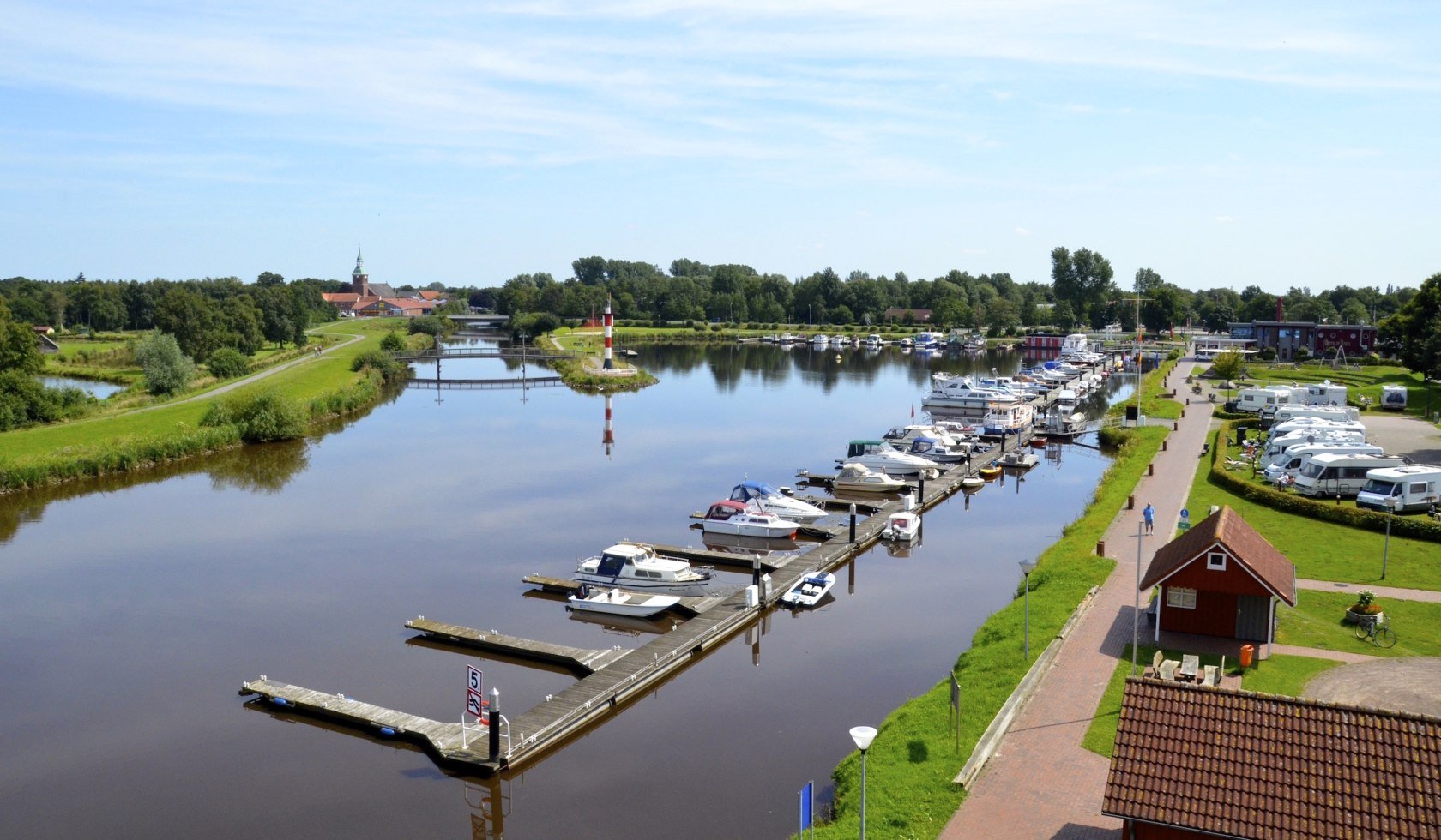 Barßeler Hafen im Oldenburger Münsterland, © W. Stelljes