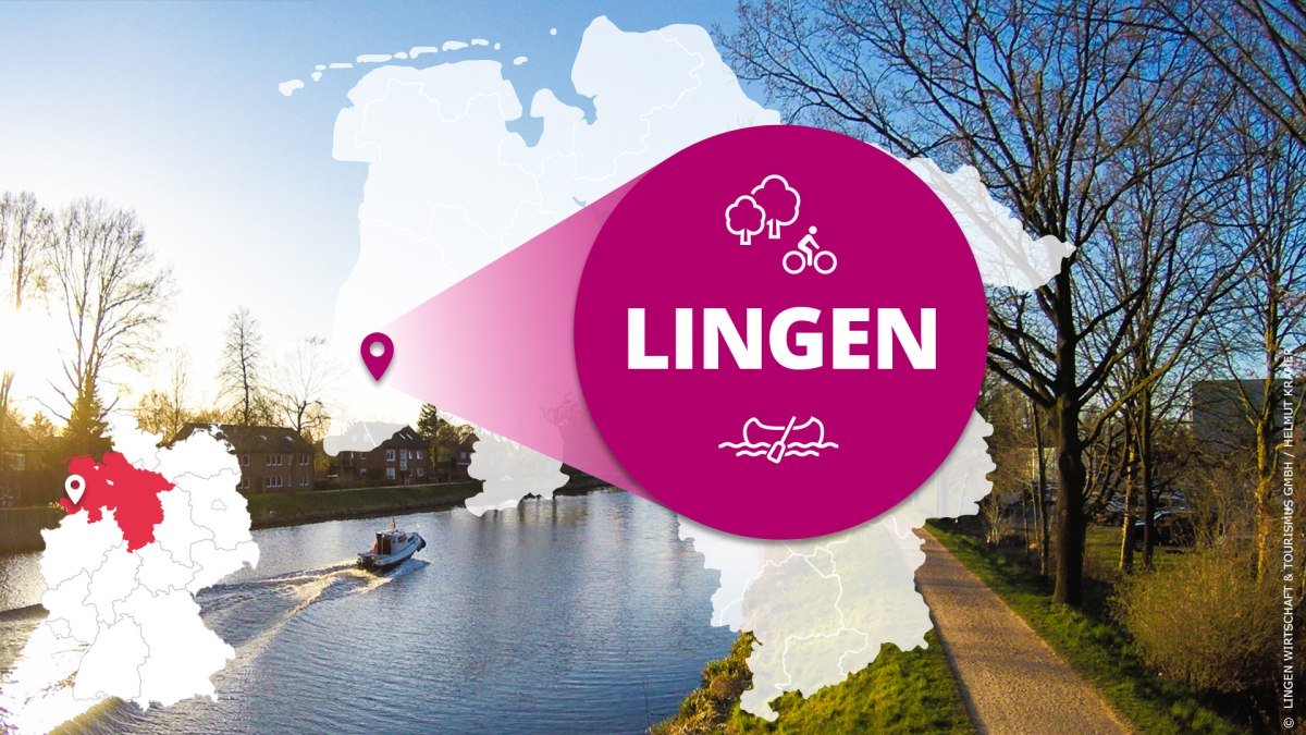 Städtekarte Lingen