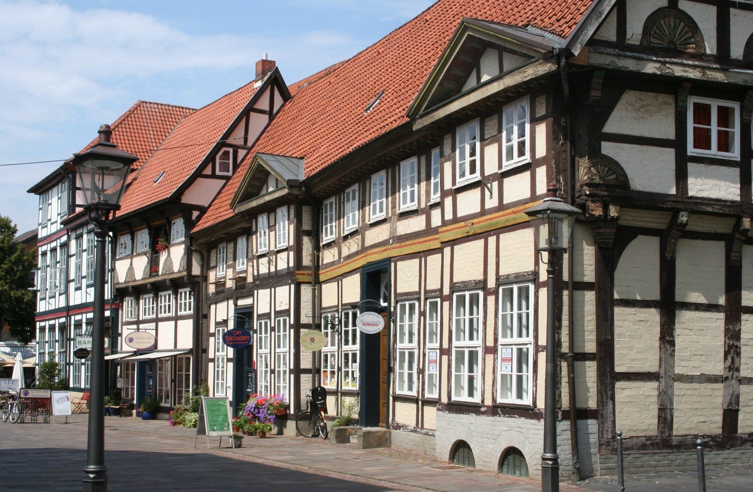 Die schönen Fachwerkhäuser in der Altstadt von Nienburg., © Mittelweser-Touristik GmbH