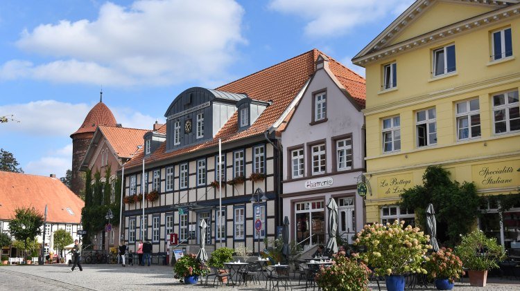 Altstadt mit Marktplatz von Dannenberg (Elbe), © TMN/Marketingbüro Wendland.Elbe