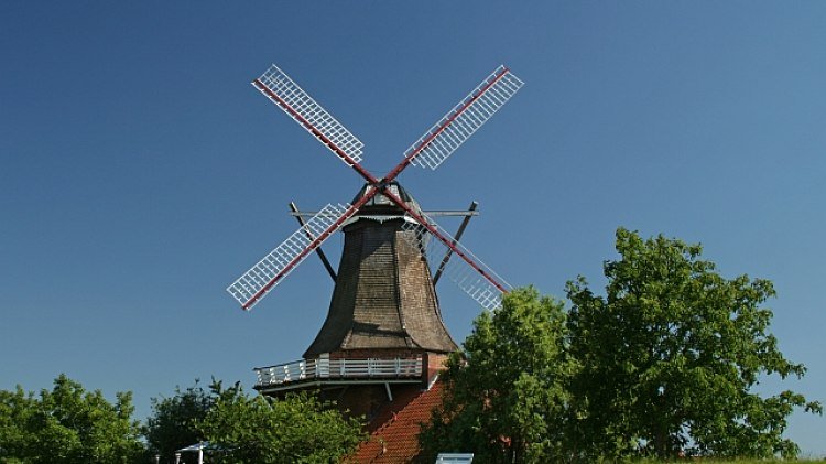 Windmühle Aurora, © Tourismusverband Landkreis Stade / Jork Borstel