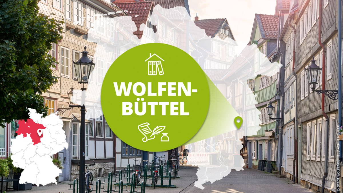 Städtekarte Wolfenbüttel