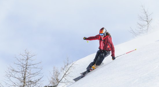 Skifahrerin, © Fotolia / ARochau