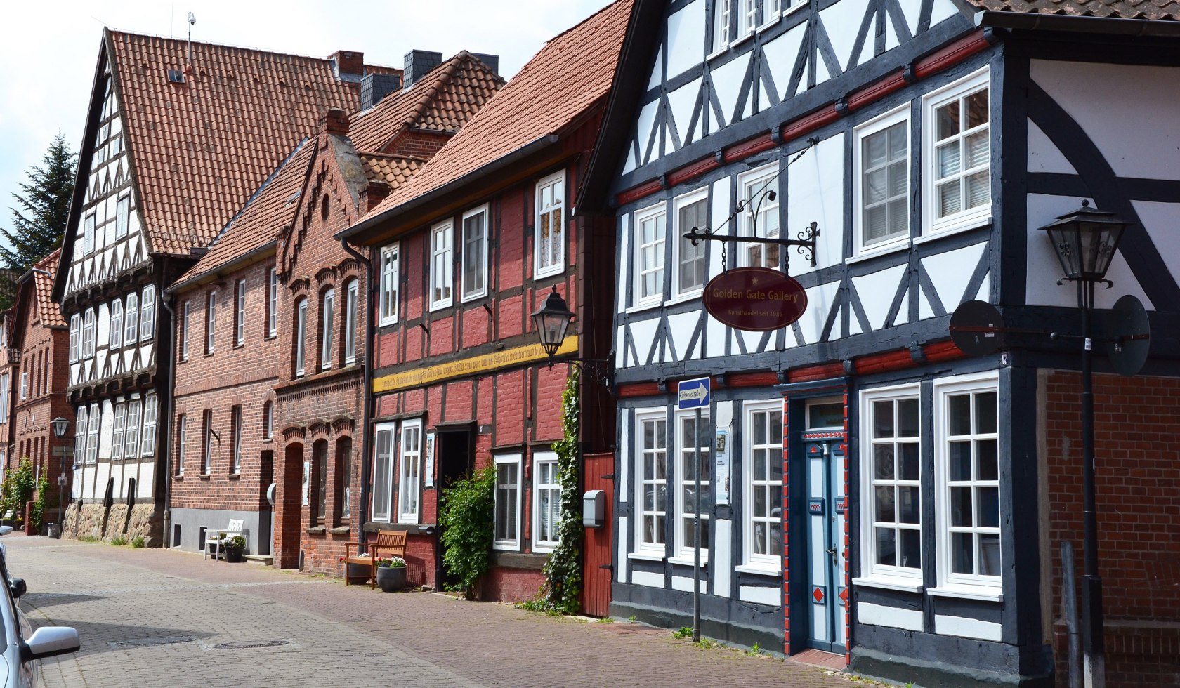 Die schönen Fachwerkhäuser in Hitzacker., © Marketingbüro Elbe-Wendland / Laura Selenz