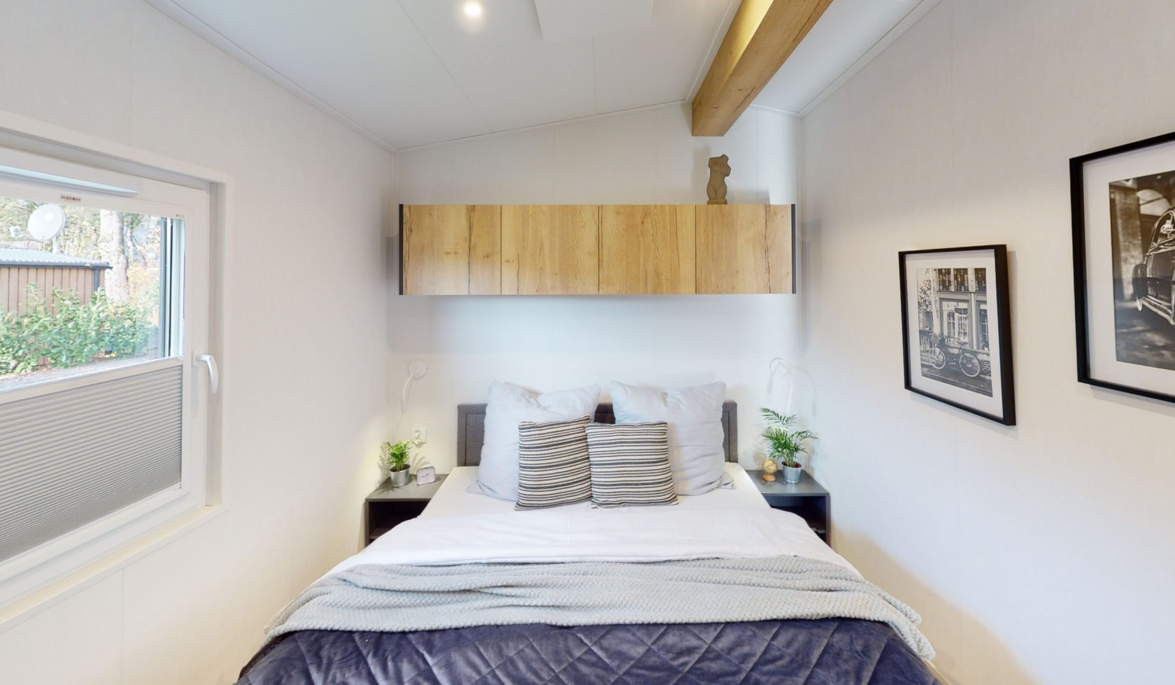 Schlafzimmer im Tiny Haus, © Bullermeck-Alfsee Spielscheunen und Freizeitanlagen GmbH