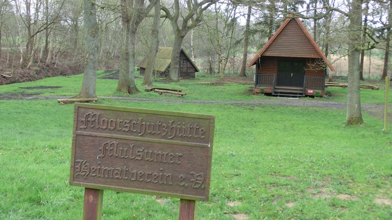 Die Tafel der Moorschutzhütte., © Touristikverband Landkreis Rotenburg (Wümme)