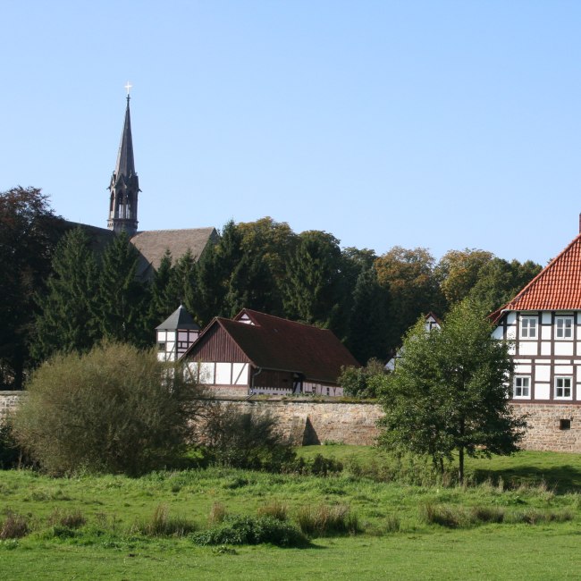 Kloster Loccum am Pilgerweg Loccum Volkenroda, © Mittelweser Touristik GmbH