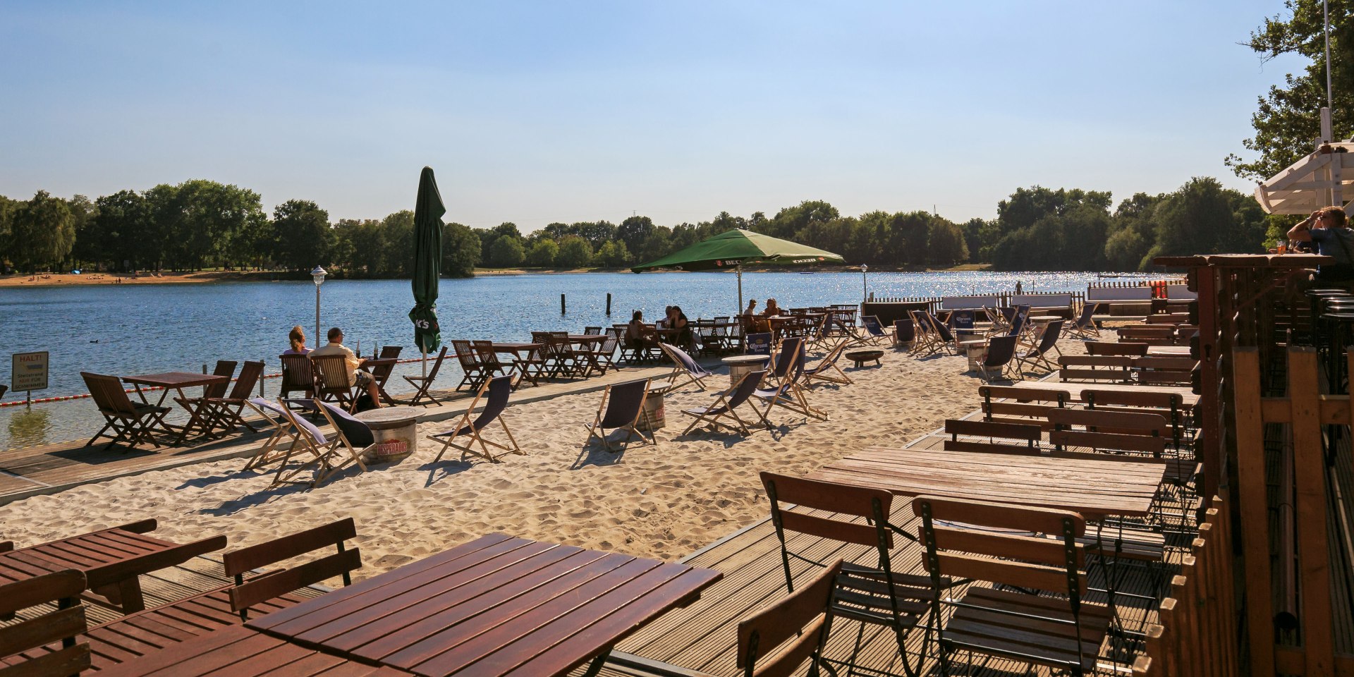 Strandbad am Silbersee mit Biergarten, © Hannover Marketing und Tourismus GmbH / Lars Gerhardts