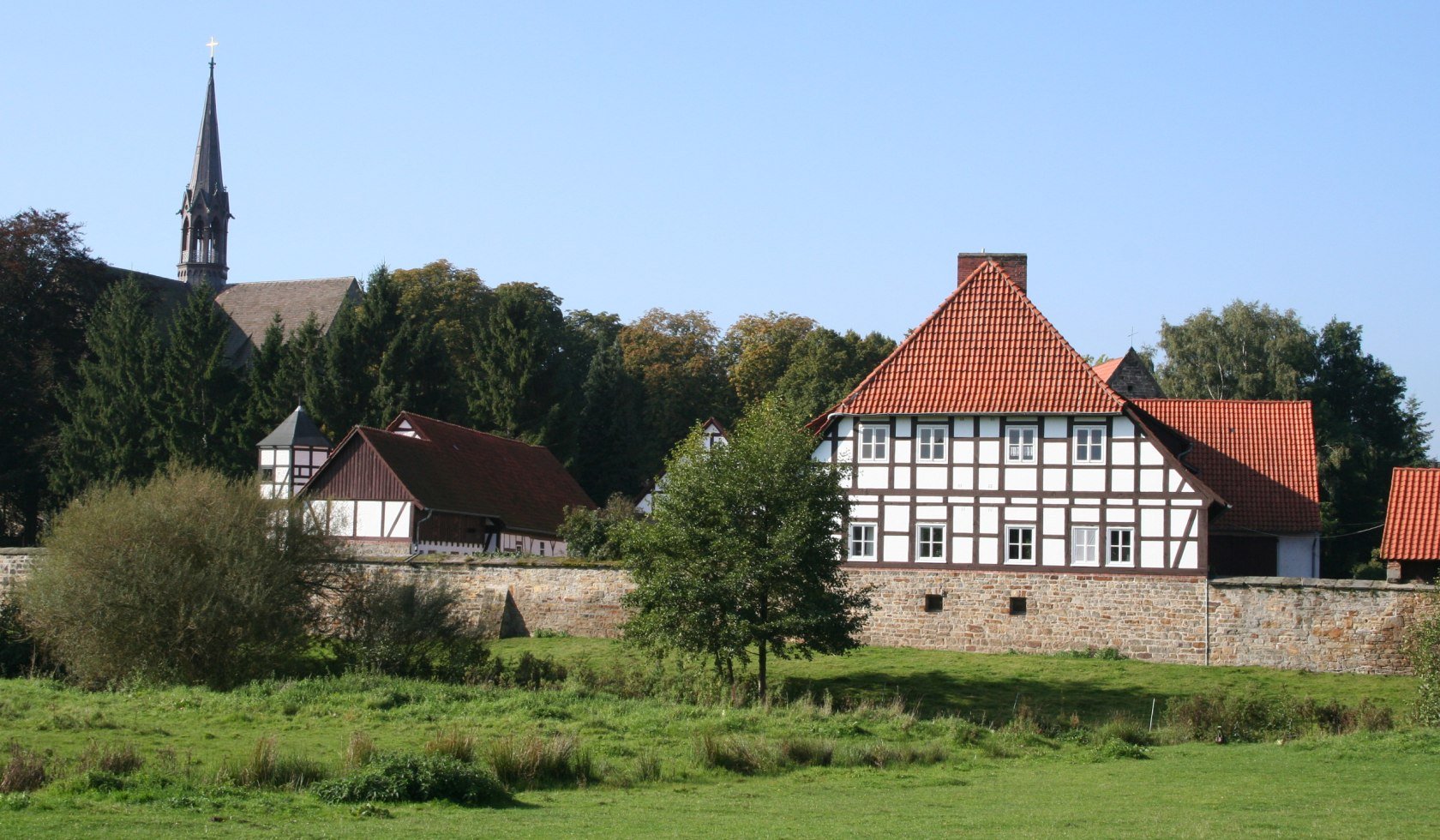 Kloster Loccum am Pilgerweg Loccum Volkenroda, © Mittelweser Touristik GmbH