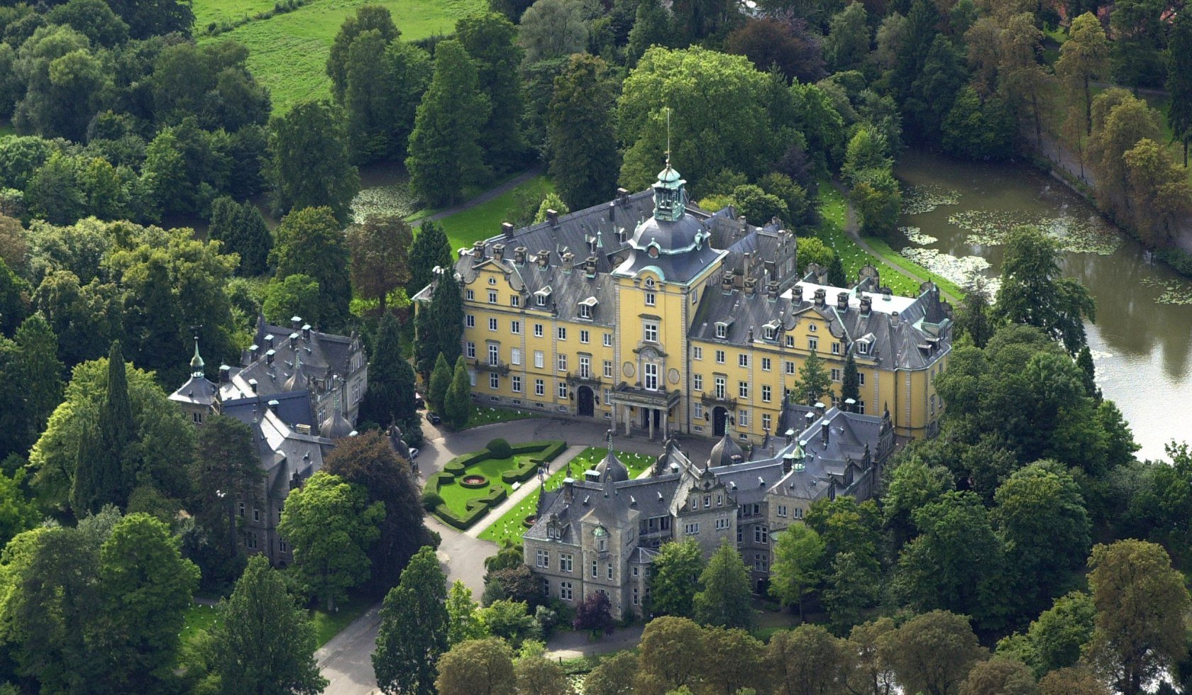 Schloss Bückeburg Luftansicht, © Stadt Bückeburg