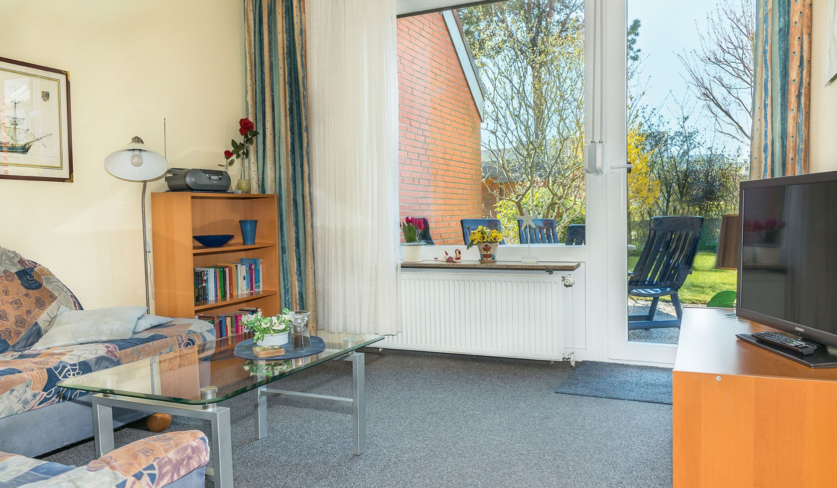 Wohnzimmer in Wohnung 1, © Ferienhaus Speckert