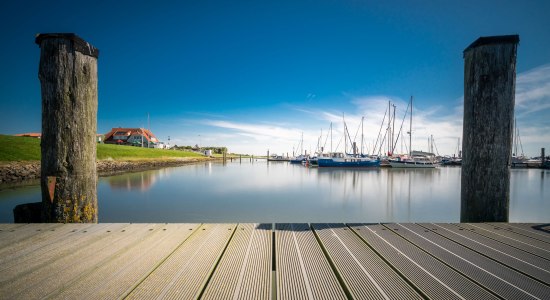 Steg am Hafen von Langeoog, © Andreas Falk
