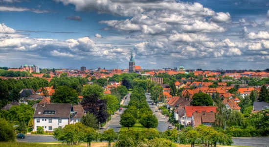 Panoramaansicht von Hildesheim, © Hildesheim Marketing / Daniel Fröbrich