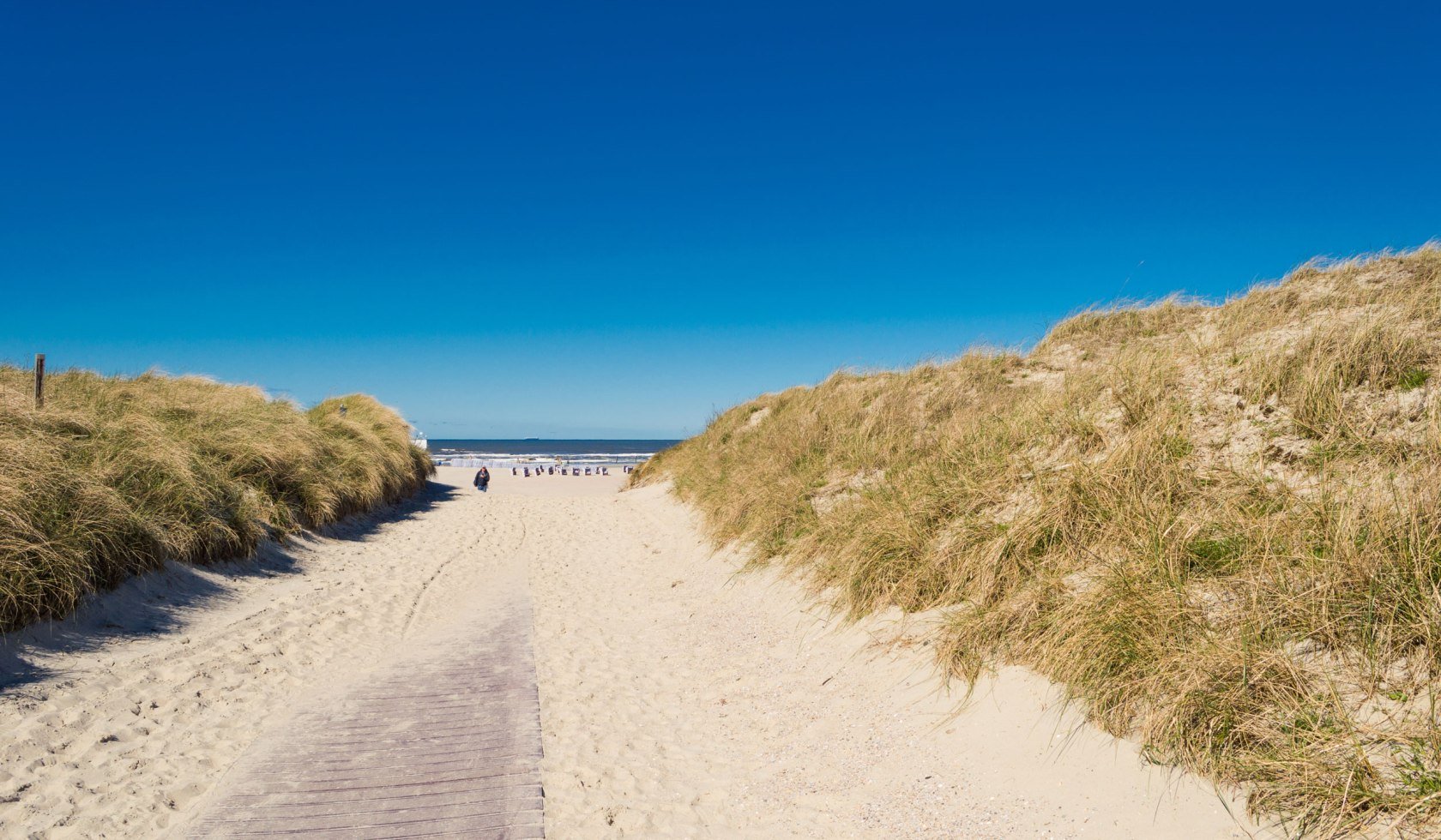 Der Strandaufgang am Oase Strand, © Staatsbad Norderney GmbH
