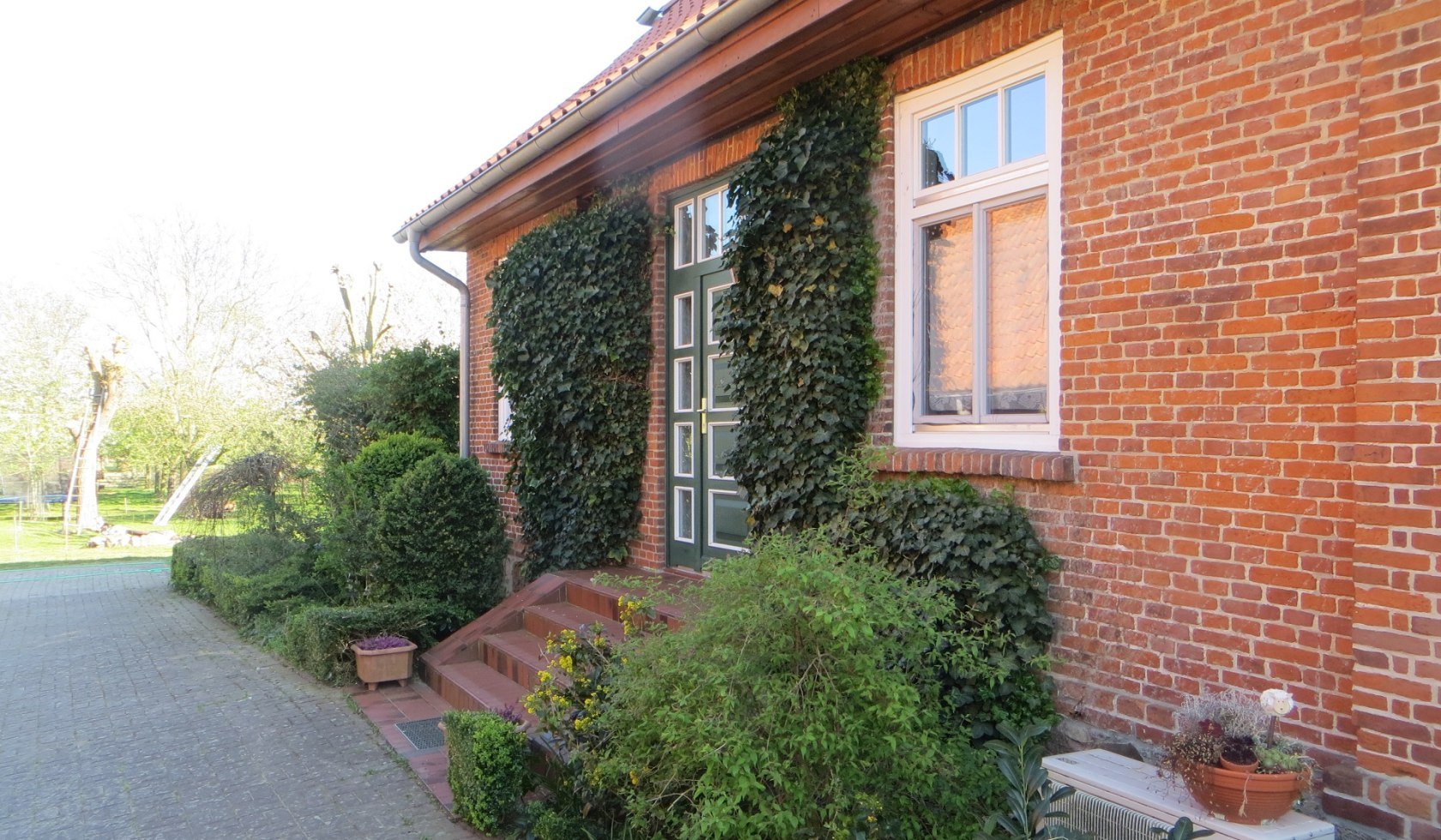 Dieses Bild zeigt den Hauseingang des Ferienhauses Altes Deichvogthaus, © Marion Schulz / Marion Schulz