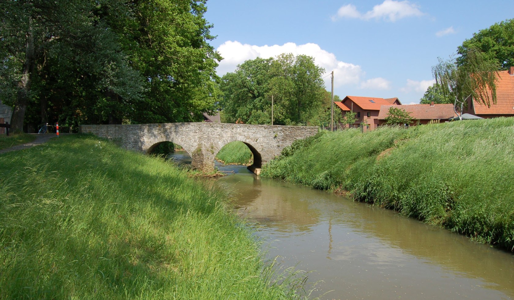 Die Römerbrücke in Bohmte Hunteburg, © Tourismusverband Osnabrücker Land e.V.