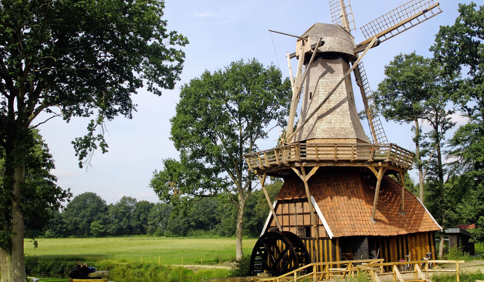 Blick auf die Hüvener Mühle im Emsland, © Emsland Touristik